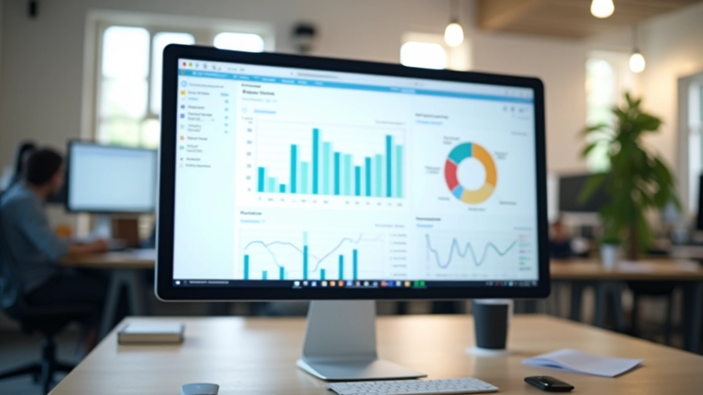 Analytický dashboard s metrikami a statistikami výkonu webu
