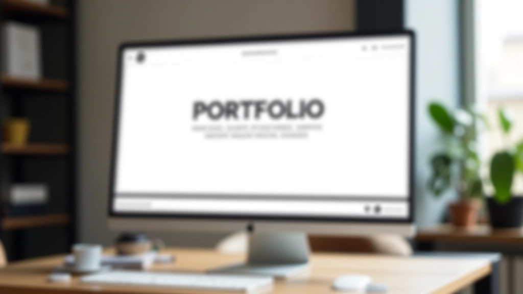 Krásný portfolio web s moderním designem a responzivním layoutem