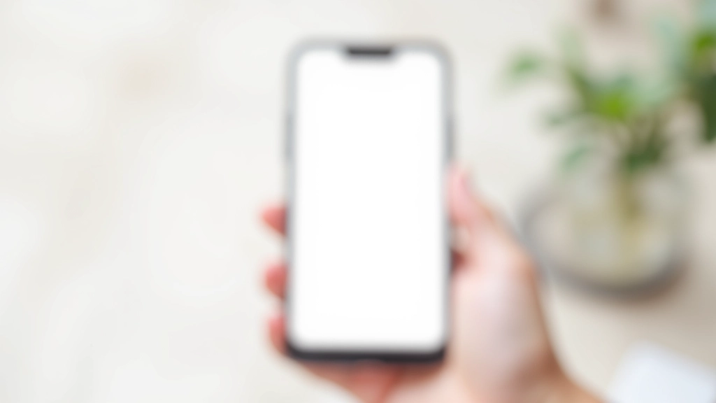 Mobilní telefon s webovou stránkou portfolia zobrazenou v různých orientacích, čitelné texty a přehledný layout